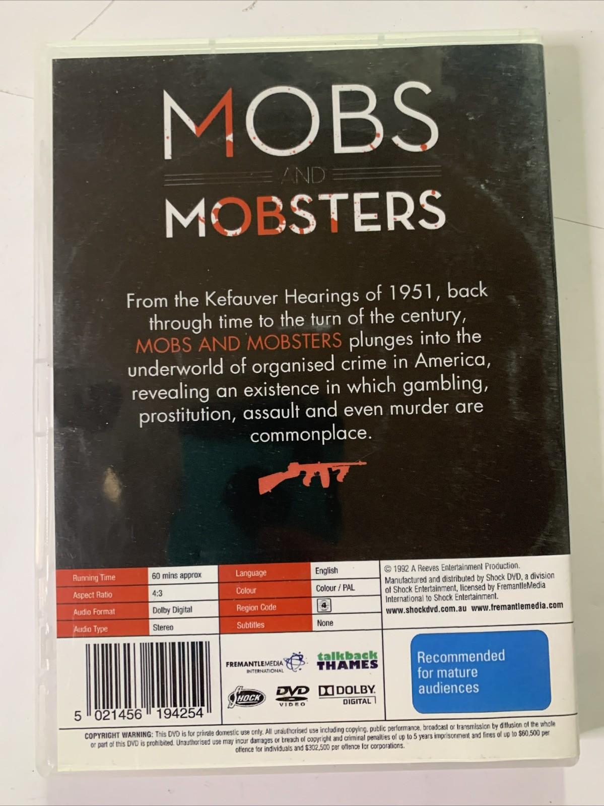 Mobs And Mobsters (DVD, 1992)  Documentary James Woods Region 4