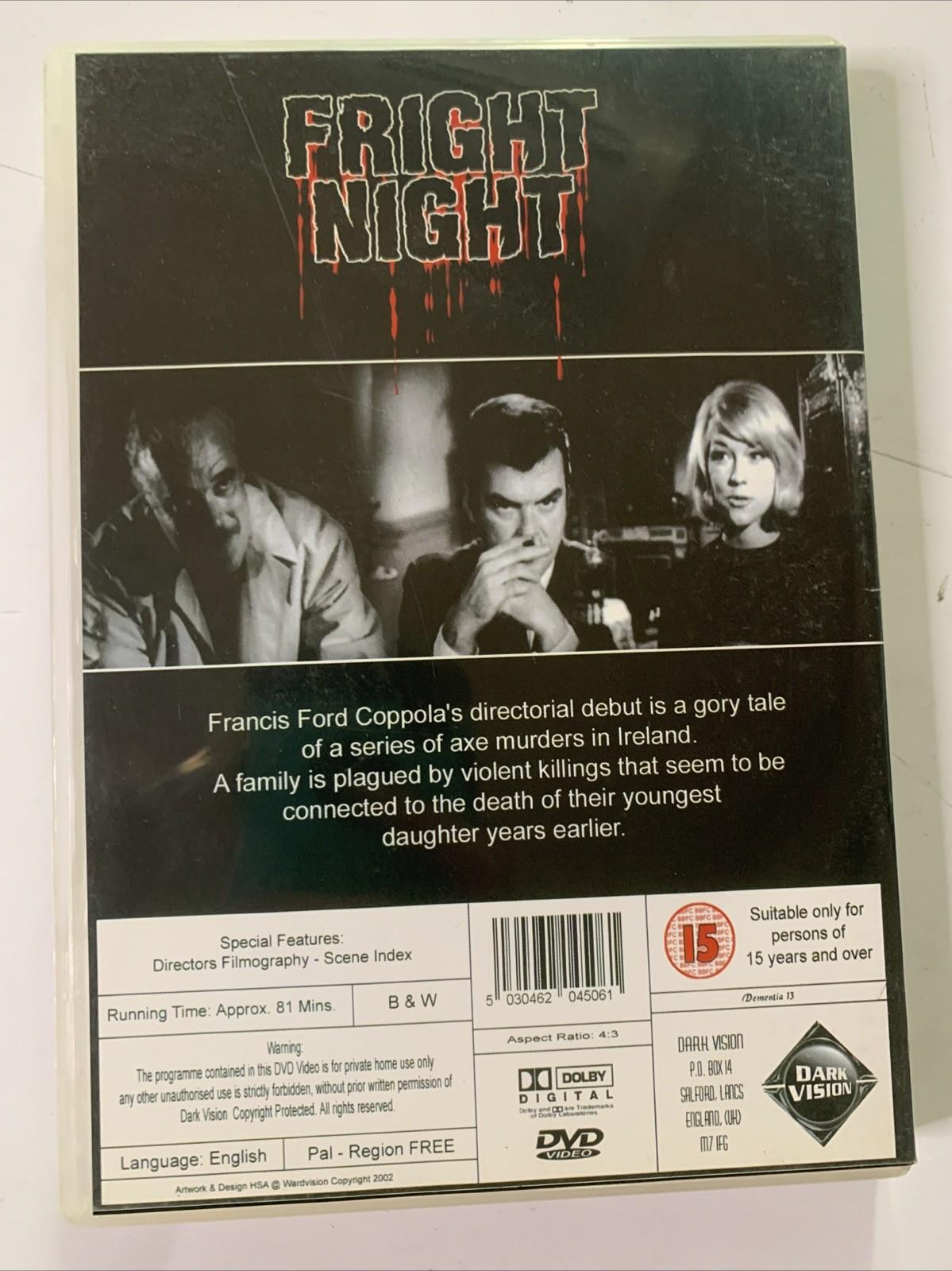 Dementia 13 (DVD, 1963) Francis Ford Coppola Film  All Regions