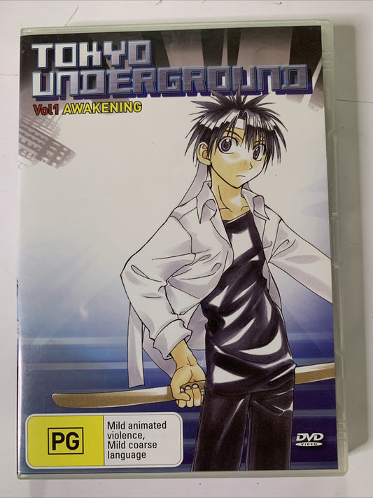 Tokyo Underground: Awakening : Vol 1 (DVD, 2002) Anime Region 4