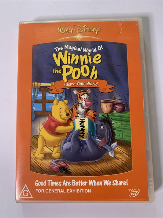 The Magical World of Winnie the Pooh: Share Your World (DVD, 2004) Region 4