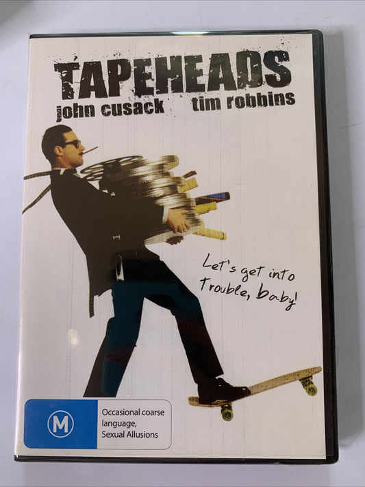 Tapeheads (DVD, 1988) John Cusack, Tim Robbins Region 4 NEW