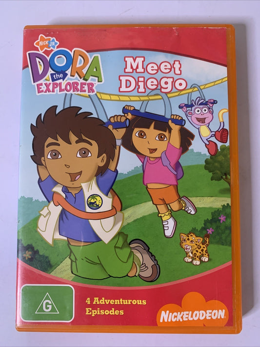 Dora the Explorer: Meets Diego (DVD, 2000) Nickelodeon Region 4