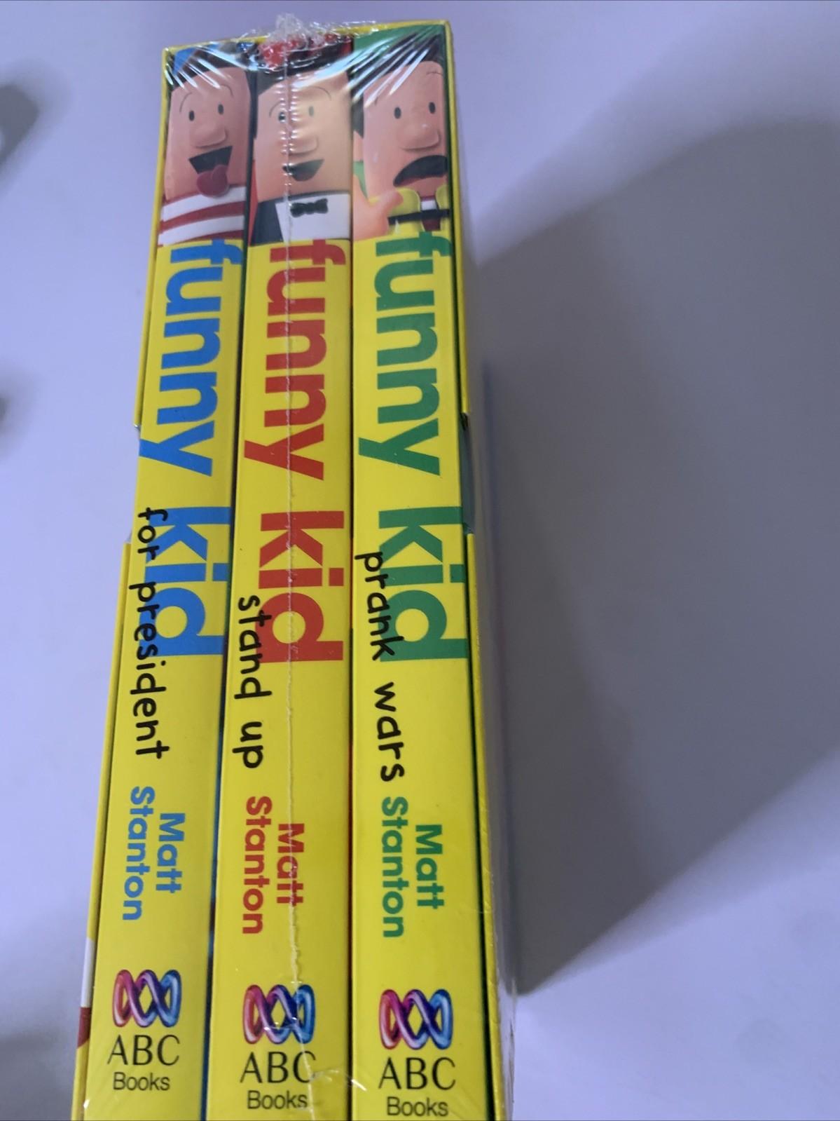 Funny Kid Triple The Laughs 3 Book Box Set by Matt Stanton NEW Sealed