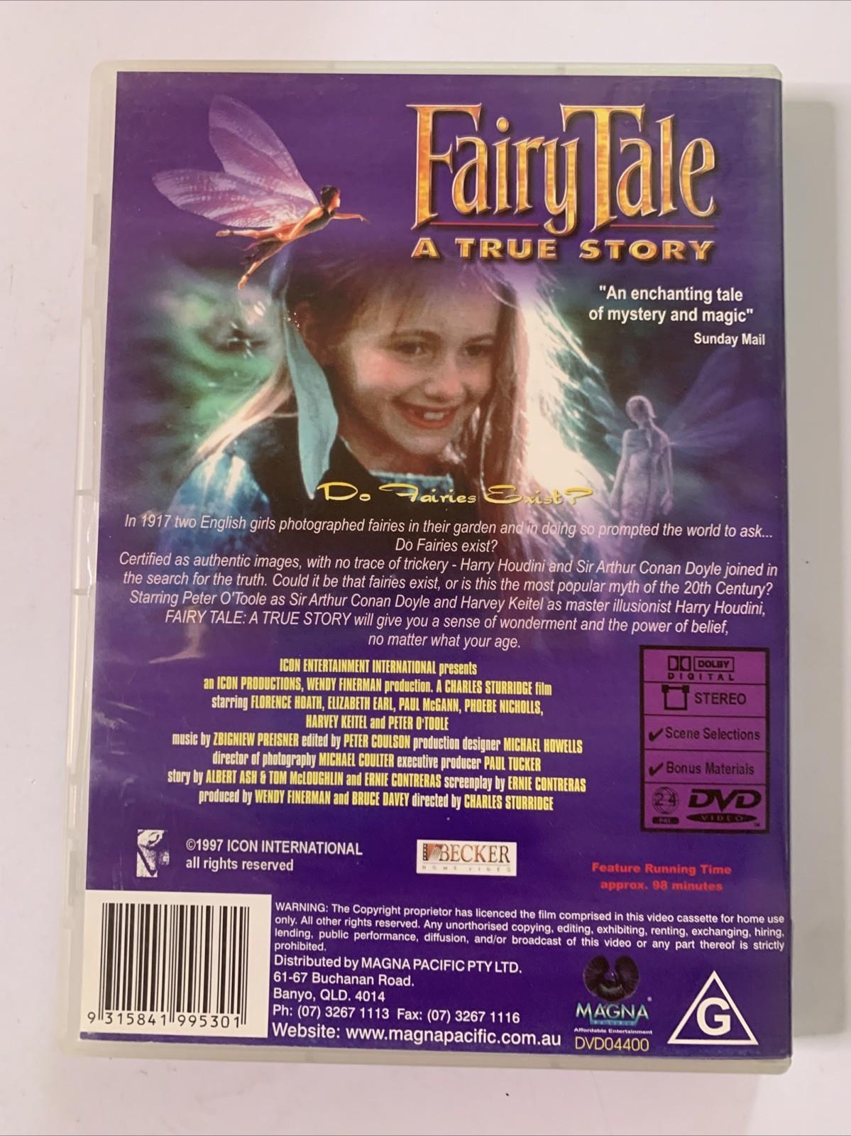 Fairy Tale: A True Story (DVD, 1997) Harvey Keitel, Peter O'Toole Region 4 &2