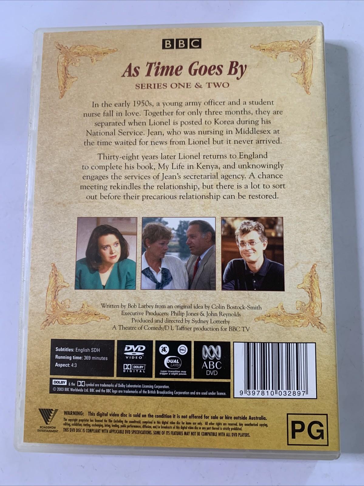 As Time Goes By : Series 1 & 2 (DVD, 1992, 3-Discs) Judi Dench  Region 4