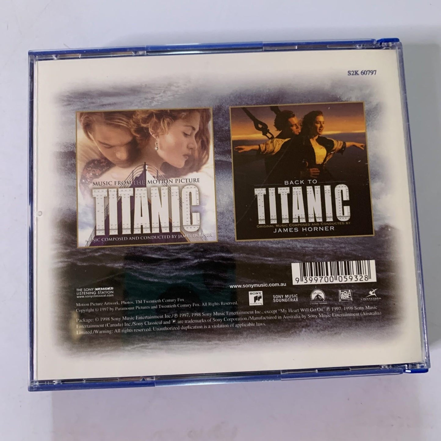 James Horner – Titanic Soundtrack Limited Edition OST (CD, 1998, 2-Discs)