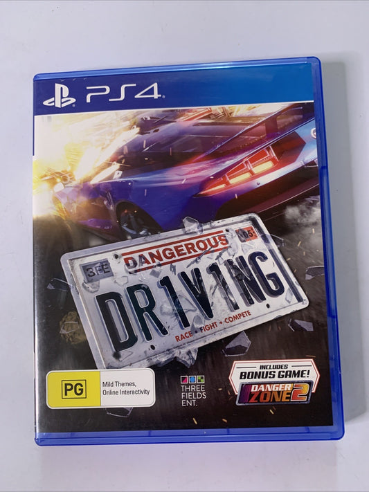 Dangerous Driving PS4 Sony PlayStation 4 Racing Game