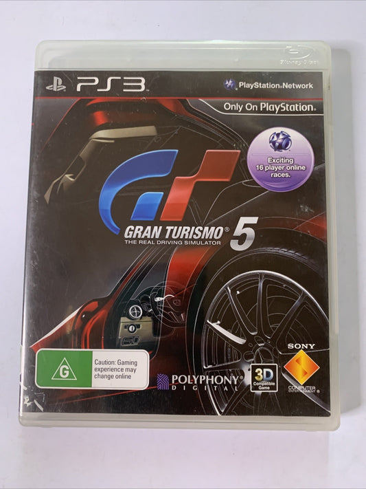 Gran Turismo 5 PS3 Sony PlayStation 3 Car Racing Game