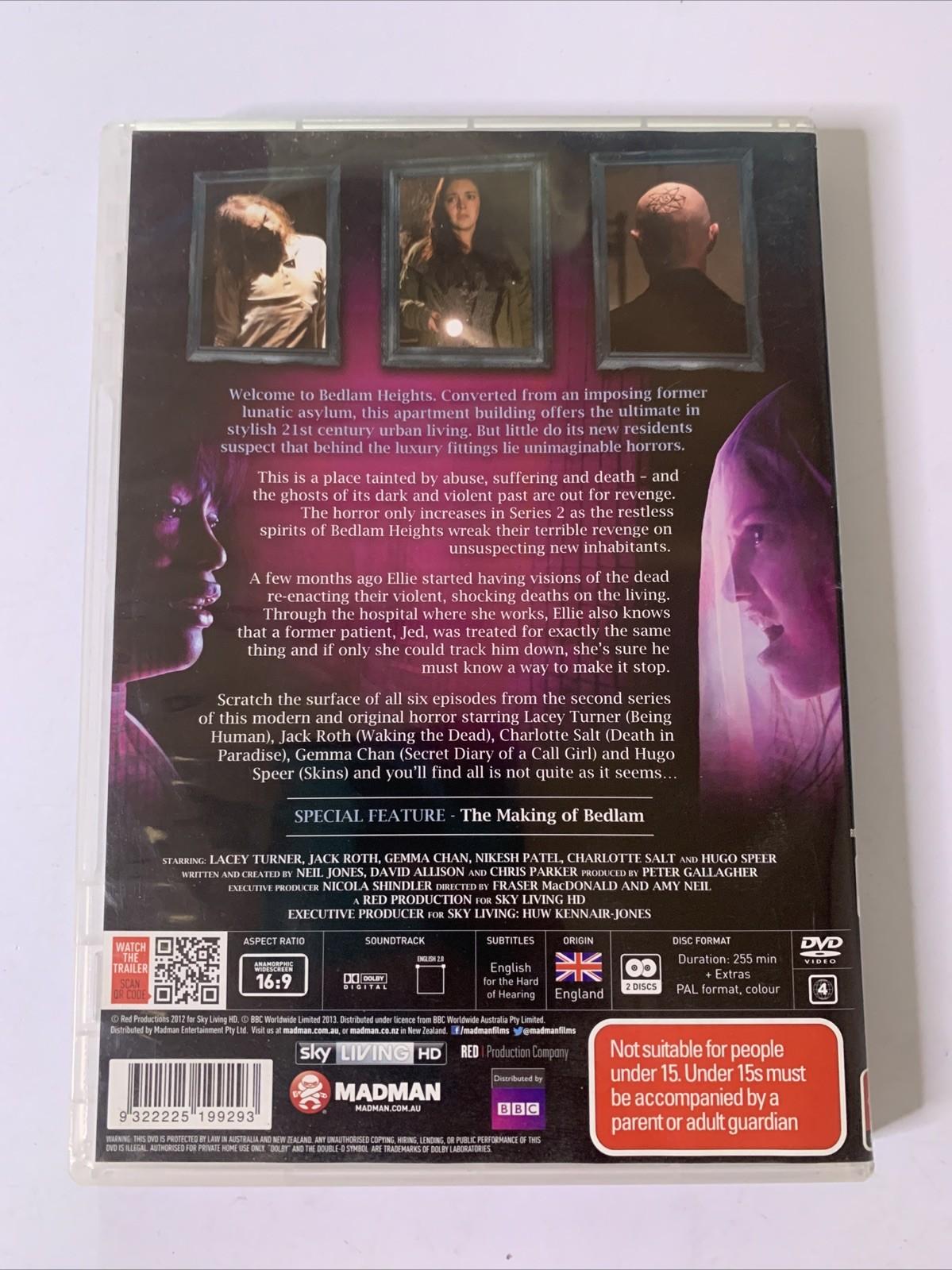 Bedlam : Series 2 (DVD, 2012, 2-Discs) Region 4