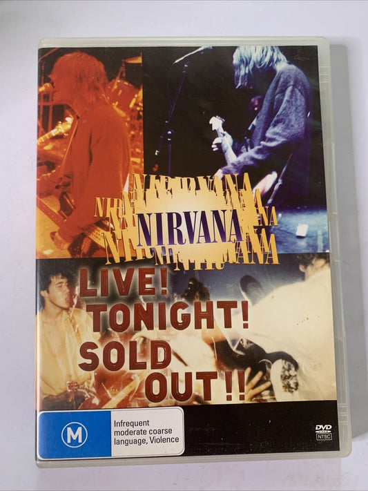 Nirvana – Live! Tonight! Sold Out!! (DVD, 2006) All Regions