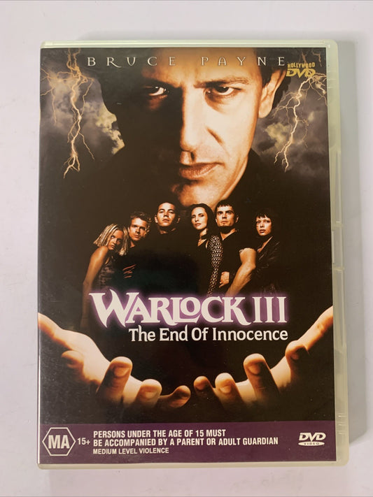 Warlock III: The End of Innocence (DVD, 1999) Bruce Payne All Regions