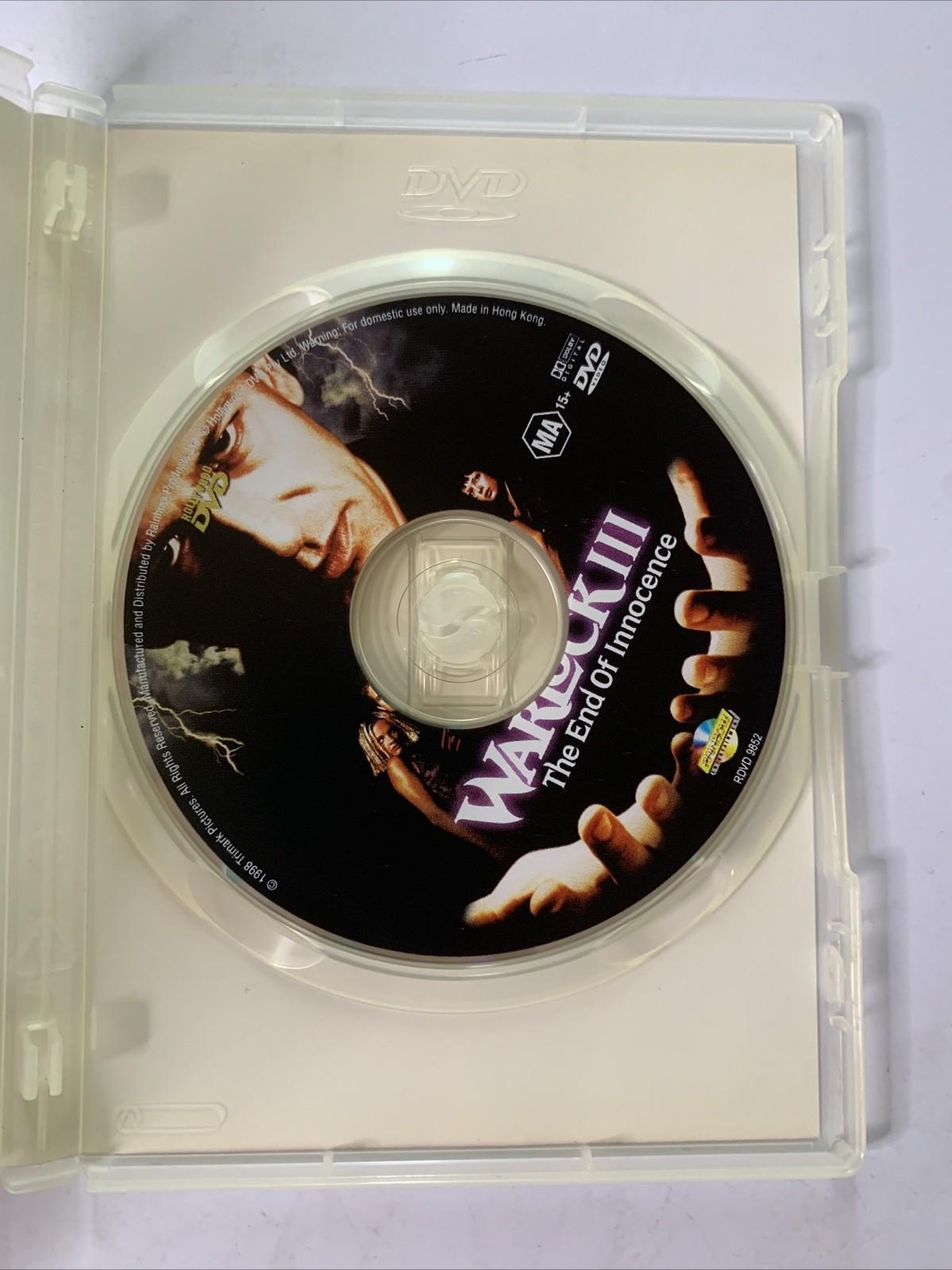 Warlock III: The End of Innocence (DVD, 1999) Bruce Payne All Regions