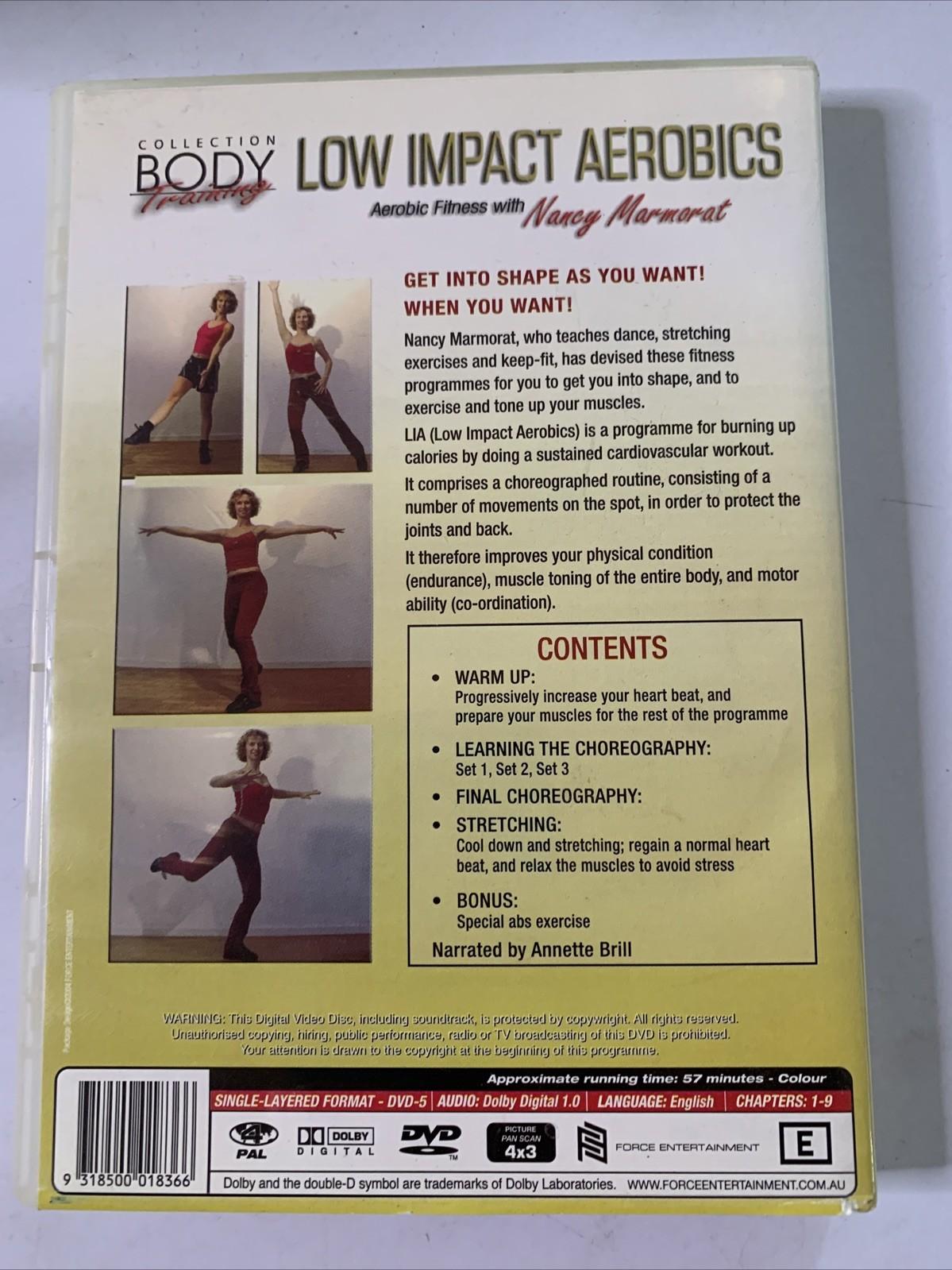 Low Impact Aerobics: Fitness With Nancy Marmorat (DVD, 2005) Region 4