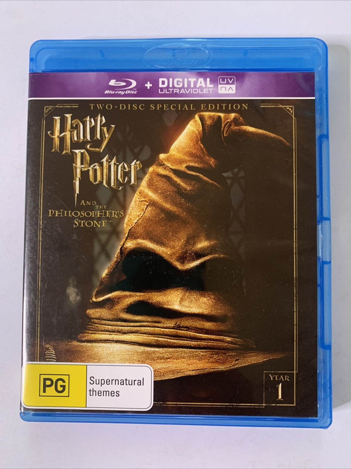 Harry Potter and the Philosopher's Stone Year 1 (Blu-ray, 2001, 2-Disc) Region B