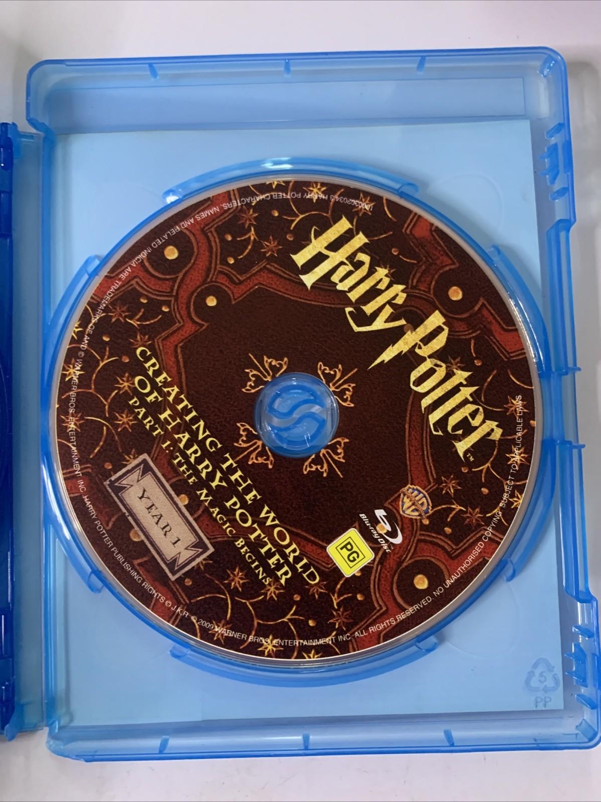 Harry Potter and the Philosopher's Stone Year 1 (Blu-ray, 2001, 2-Disc) Region B