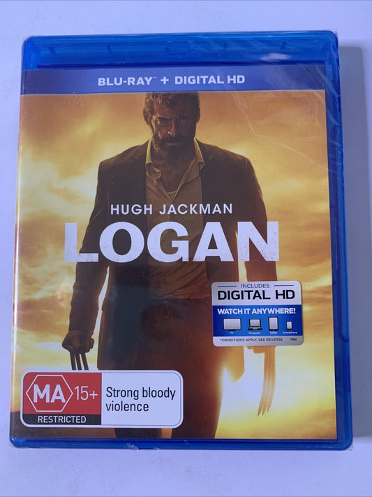 Logan (Blu-ray, 2017) Hugh Jackman, Patrick Stewart Region B NEW Sealed