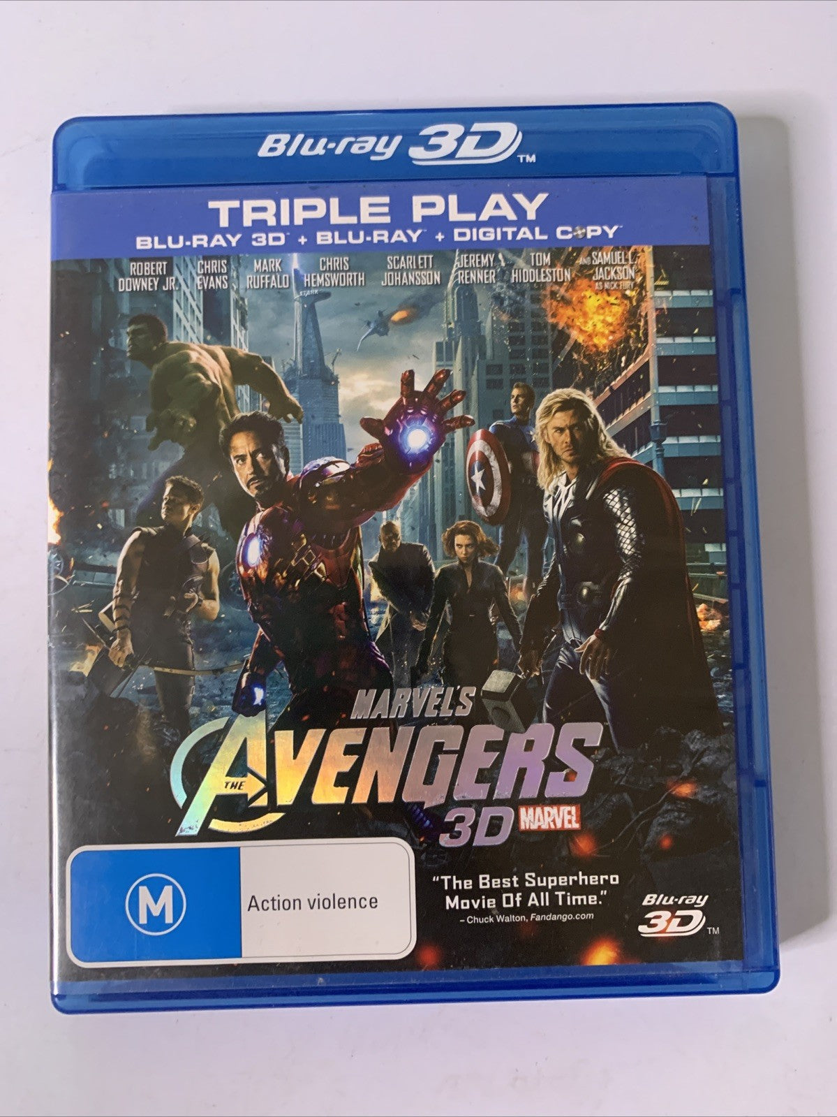 The Avengers 3D (3D Blu-ray, 2012, 3-Discs) Region B
