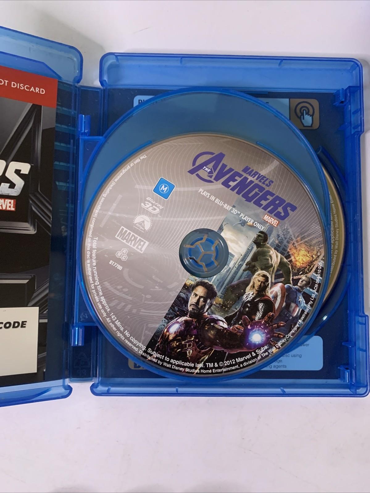 The Avengers 3D (3D Blu-ray, 2012, 3-Discs) Region B