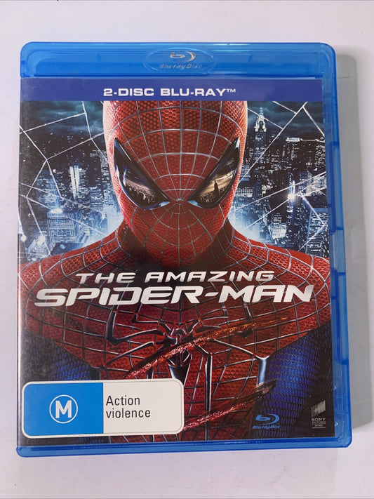 The Amazing Spider-Man (Blu-ray, 2012, 2-Discs) Andrew Garfield All Regions