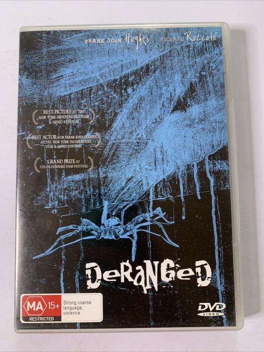Deranged (DVD, 2005) Frank John Hughes, Richard Ruccolo Horror Film Region 4