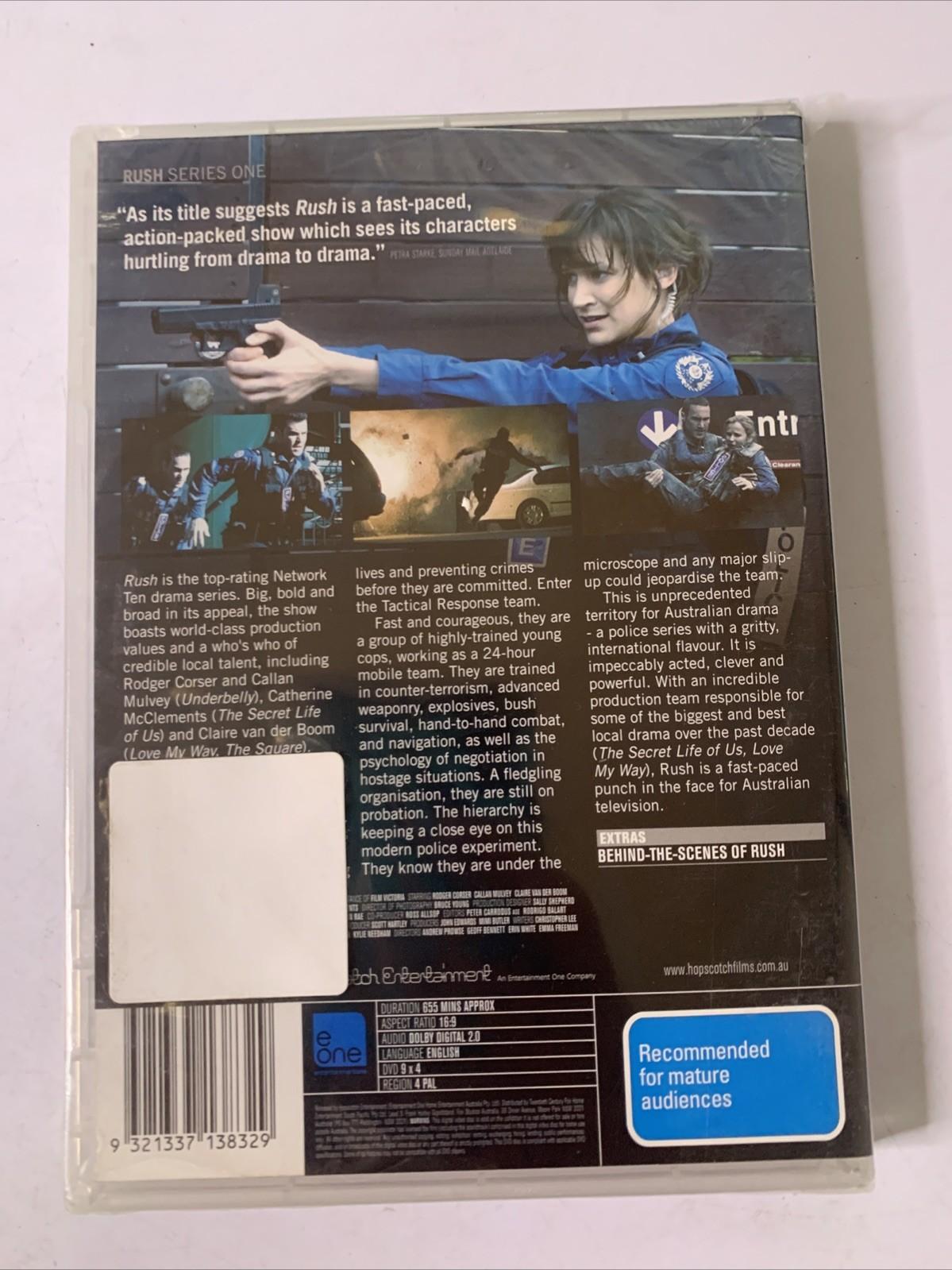 Rush : Series 1 (DVD, 2008, 4-Discs) Australian Action Drama Region 4 NEW Sealed
