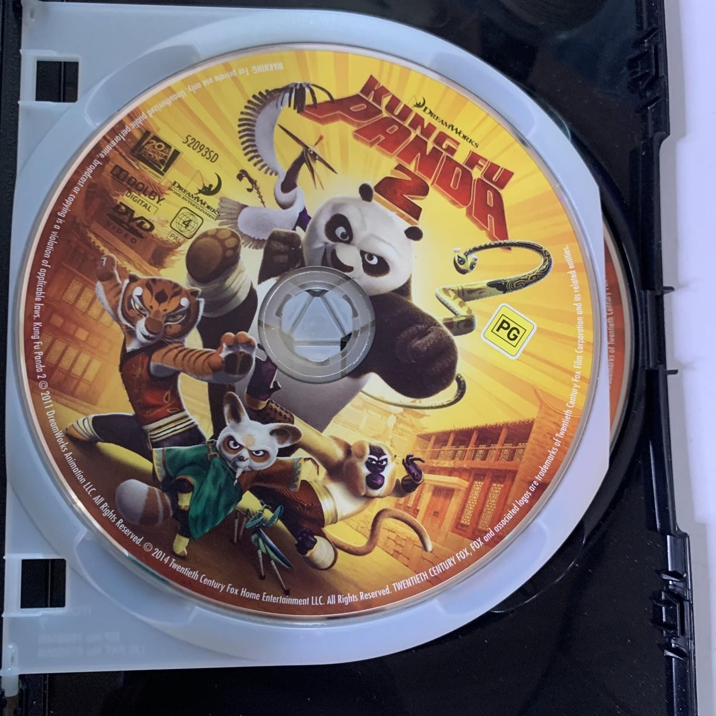 Kung Fu Panda 1 & 2 (DVD, 2012) Jack Black Animation Region 4