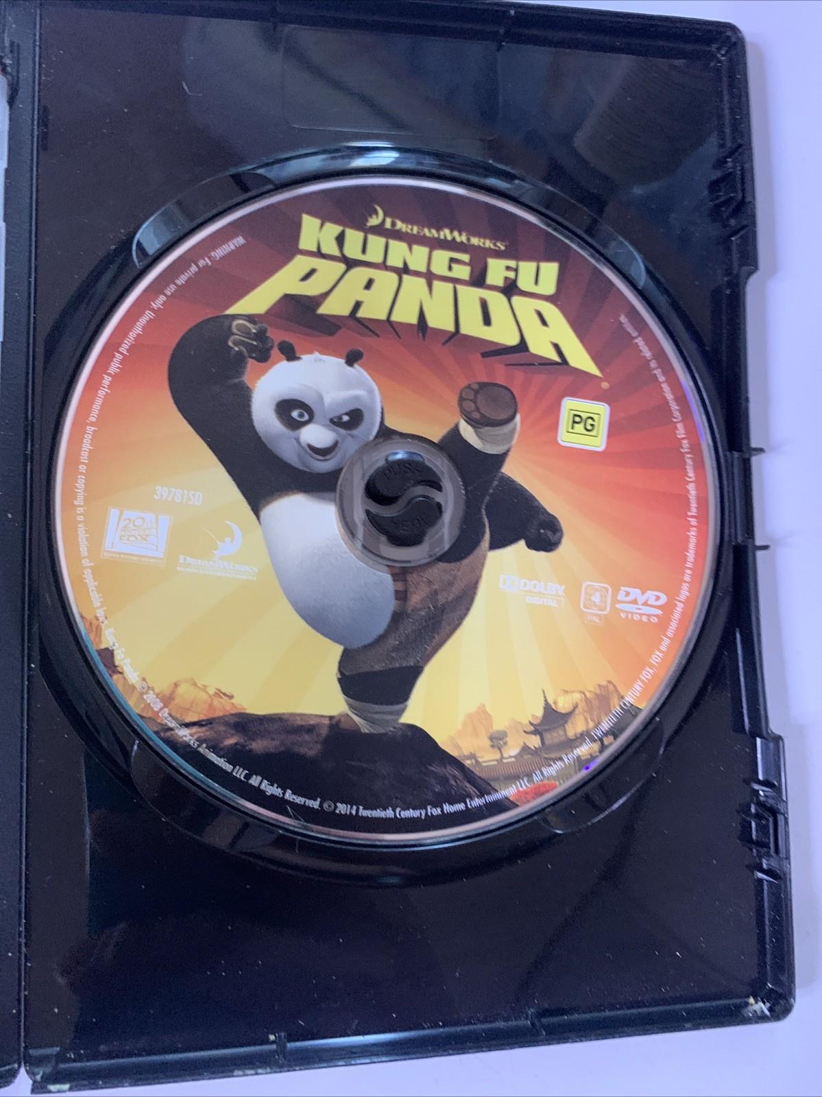 Kung Fu Panda 1 & 2 (DVD, 2012) Jack Black Animation Region 4