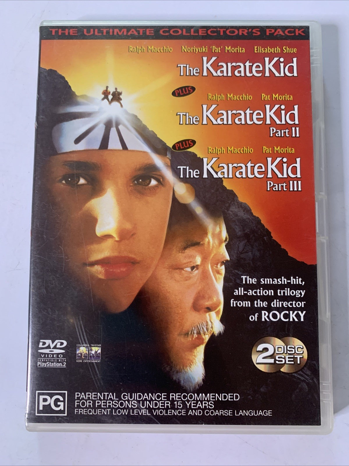 The Karate Kid 1, 2, 3 (DVD) Pat Morita, Ralph Macchio Region 4