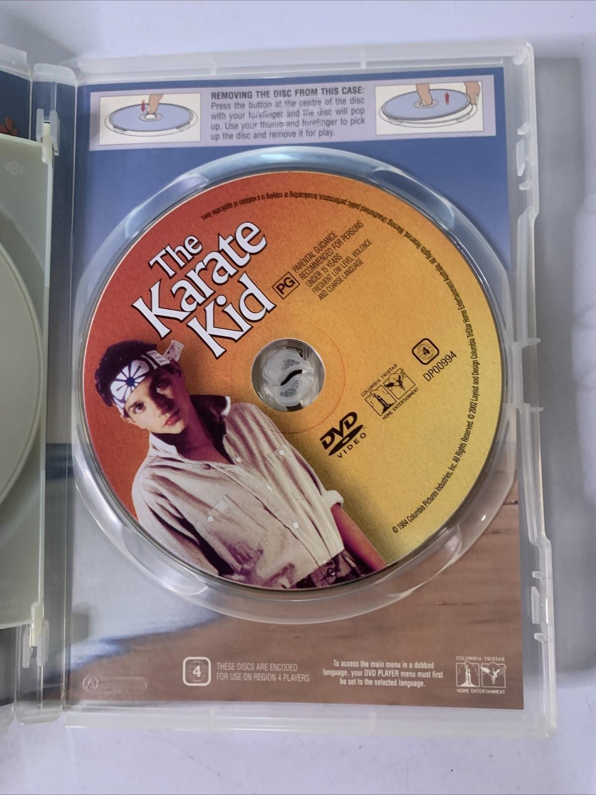 The Karate Kid 1, 2, 3 (DVD) Pat Morita, Ralph Macchio Region 4