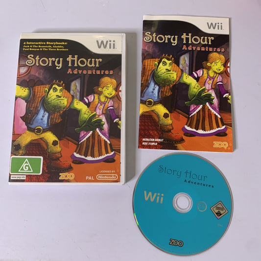Story Hour Adventures Nintendo Wii PAL 2008 Game Complete