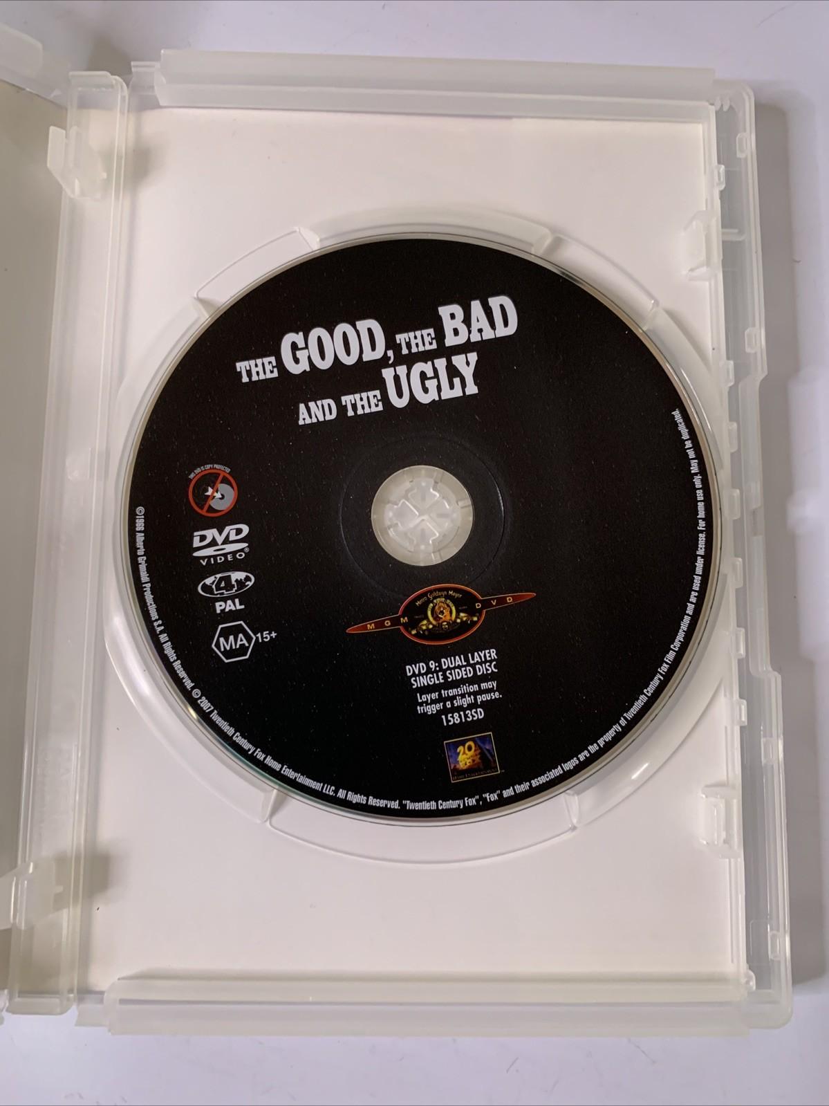 The Good, The Bad and The Ugly (DVD, 1967) Clint Eastwood Region 4