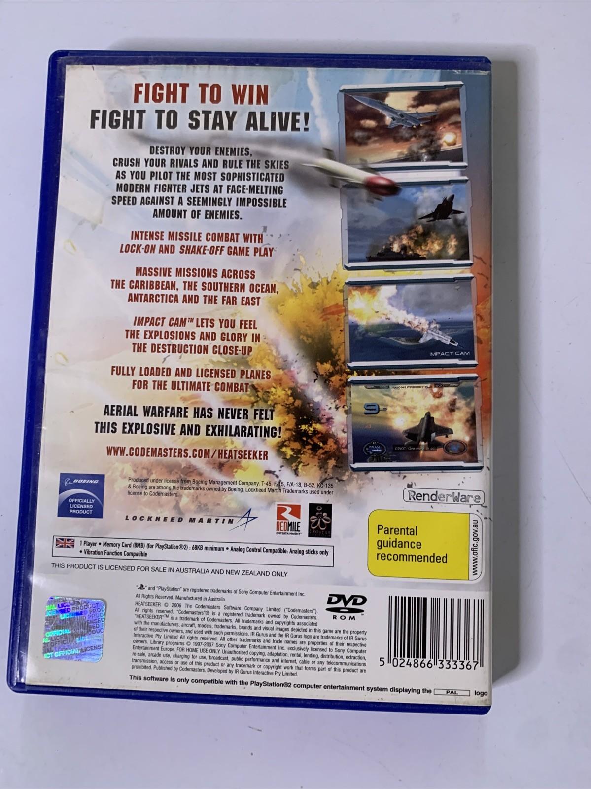 Heatseeker PS2 PlayStation 2 PAL Game Complete
