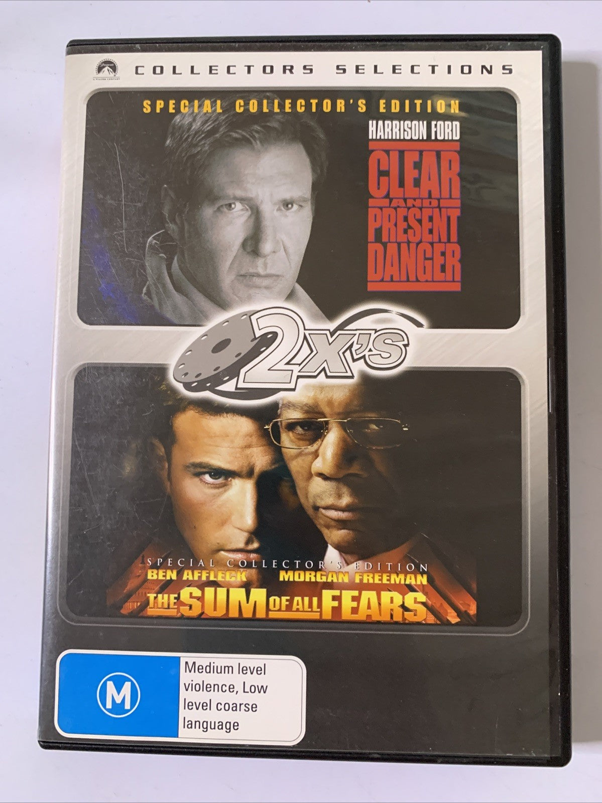 Clear And Present Danger / The Sum of All Fears (DVD, 1994) Region 4