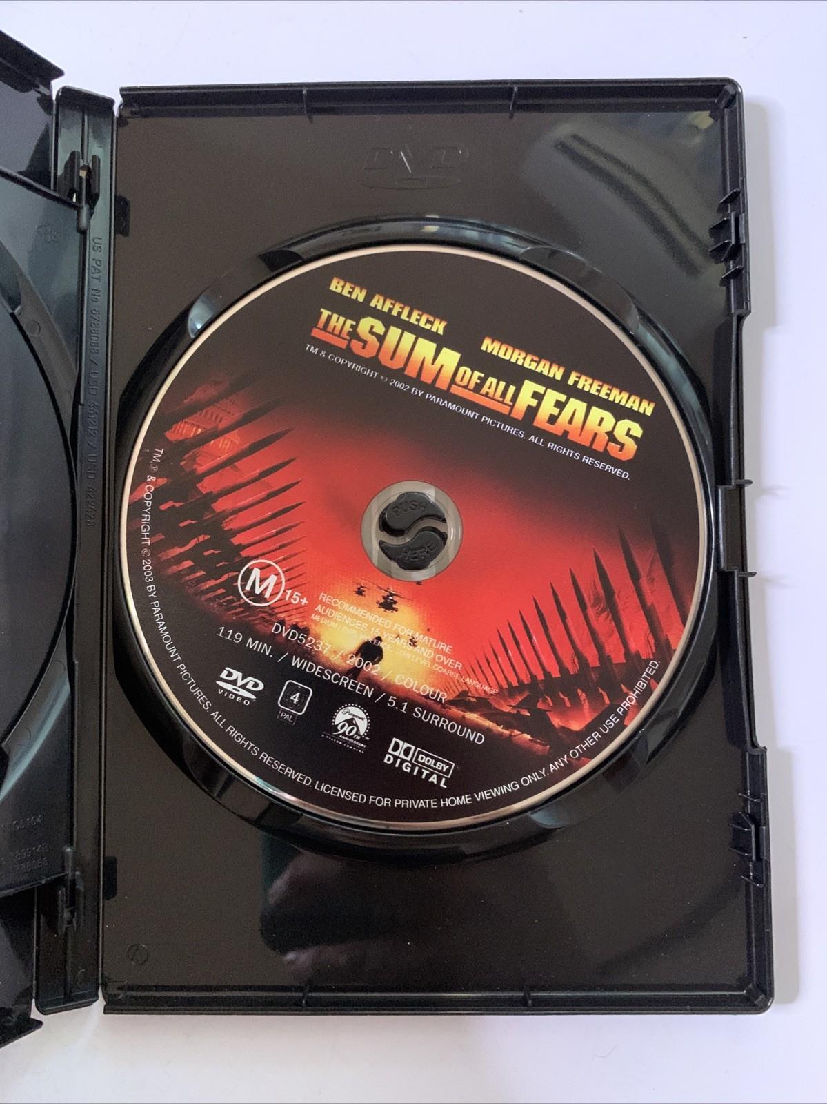 Clear And Present Danger / The Sum of All Fears (DVD, 1994) Region 4