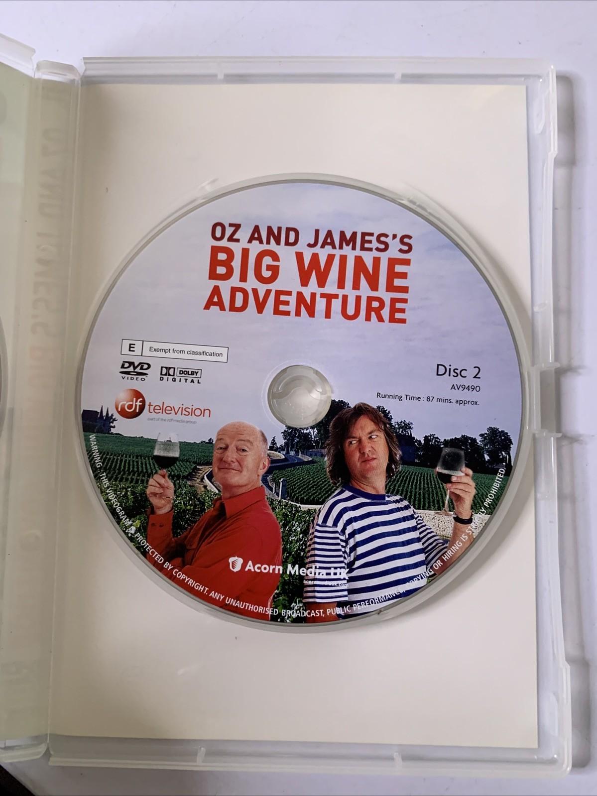 Oz and James's Big Wine Adventure : Series 1 (DVD, 2007) Region 4