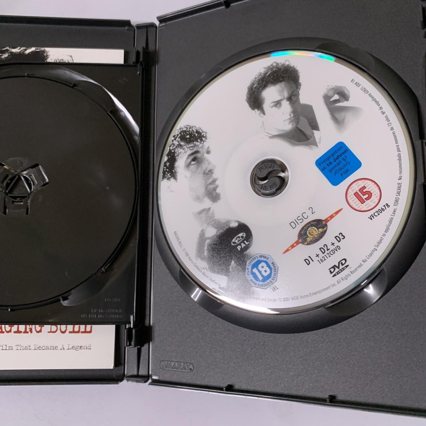 Raging Bull (Special Edition, DVD, 1980, 2-Discs) Robert De Niro Region 2