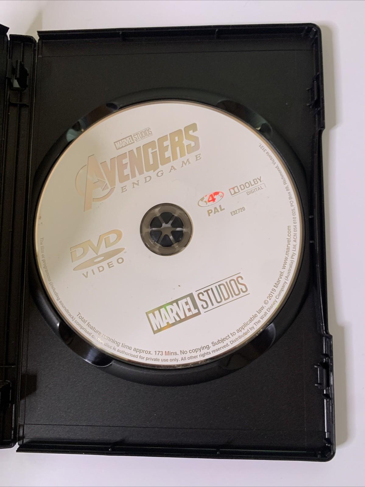 Avengers Endgame (DVD, 2019) Region 4