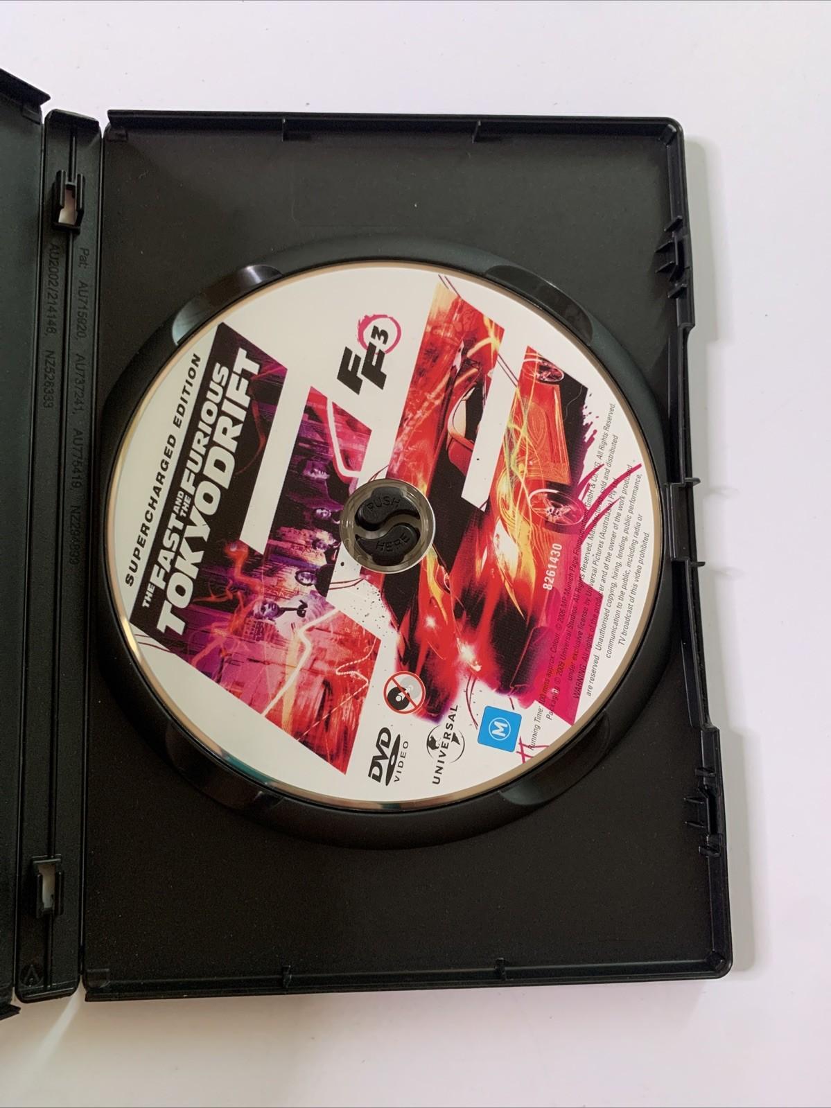 The Fast and the Furious Tokyo Drift : Supercharged Edition (DVD, 2006) Region 4