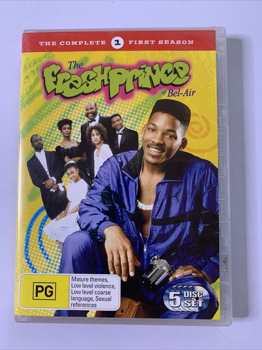 The Fresh Prince of Bel Air : Season 1 (DVD, 1990, 5-Discs) Region 4