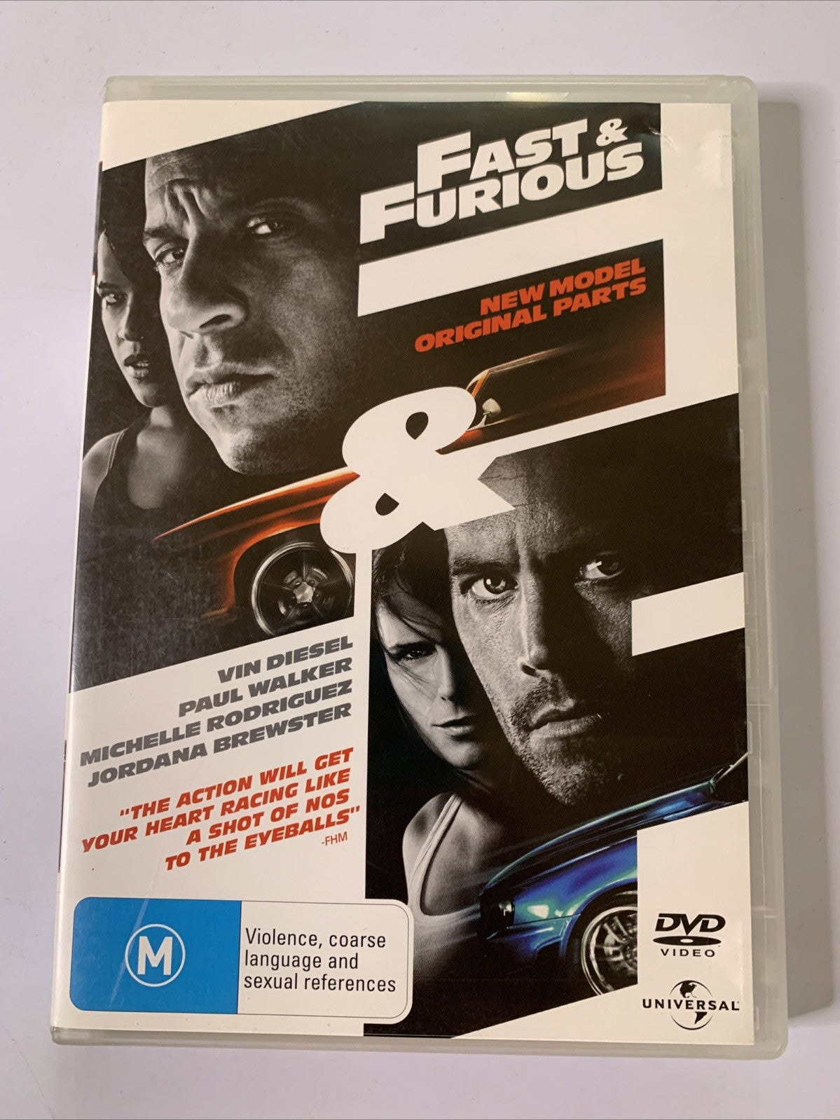 Fast & Furious (DVD, 2009) Paul Walker, Vin Diesel Region 4 &2