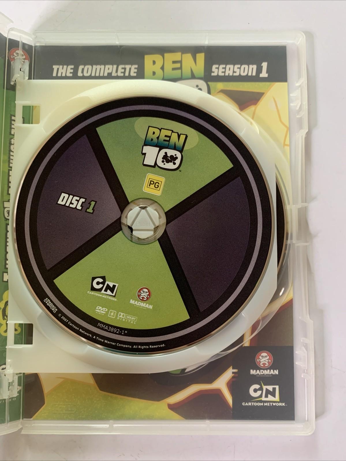 Ben 10 : Season 1 (DVD, 2005) Cartoon Network Animation Region 4