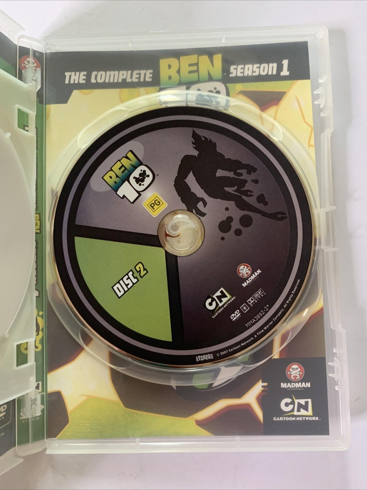 Ben 10 : Season 1 (DVD, 2005) Cartoon Network Animation Region 4