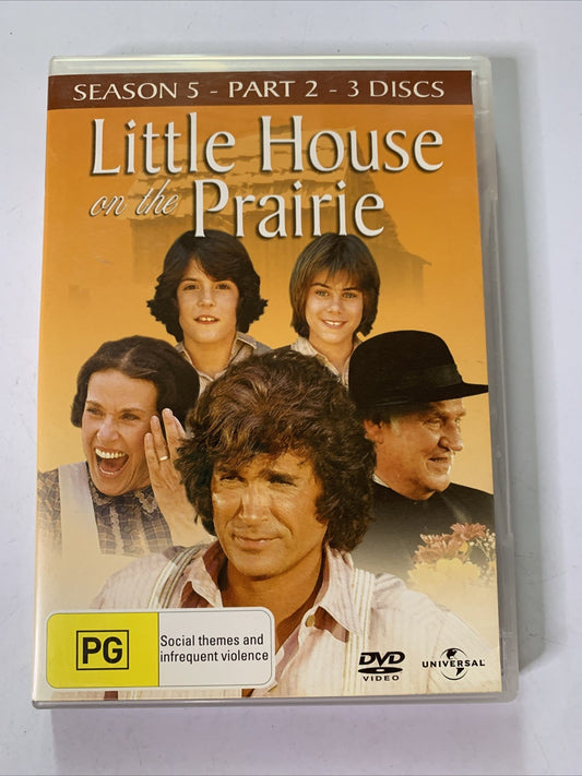 Little House On The Prairie : Season 5 Part 2 (DVD, 1978, 3-DIscs) Region 4 &2