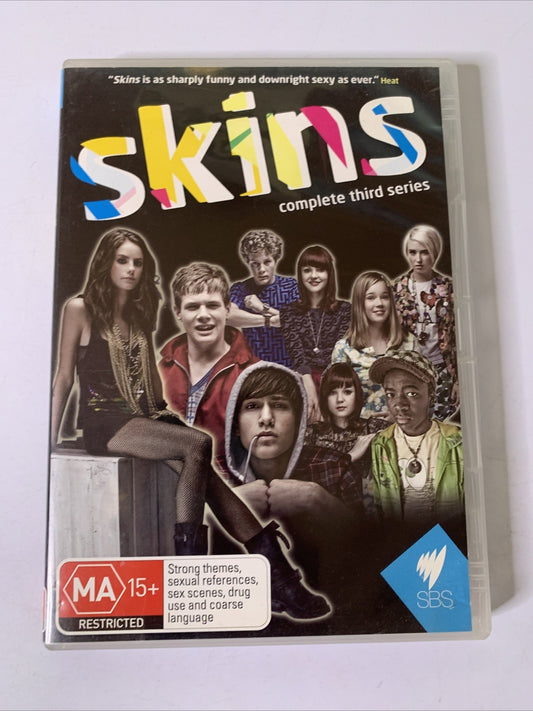 Skins : Series 3 (DVD, 2008, 3-Discs) All Regions