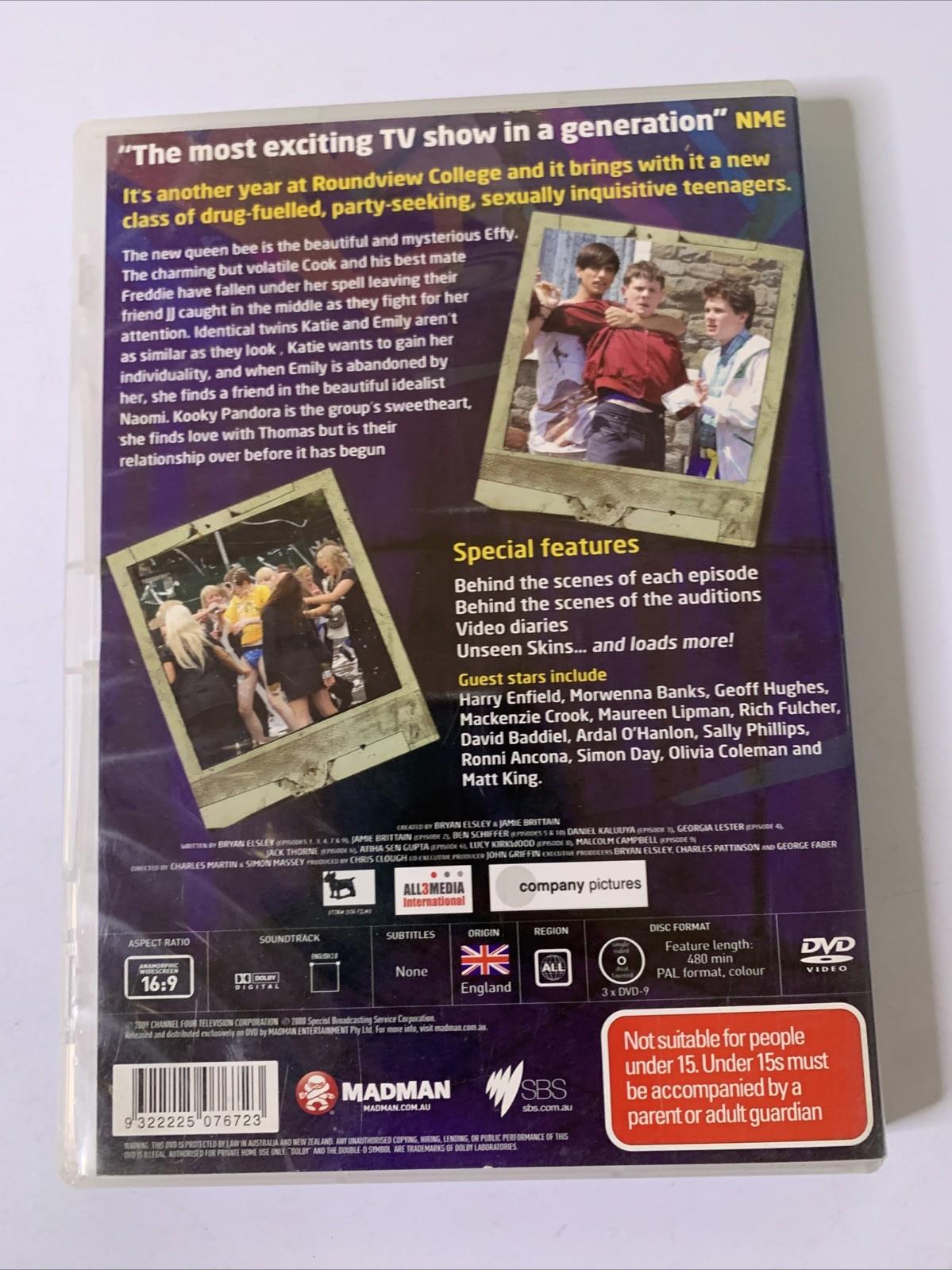 Skins : Series 3 (DVD, 2008, 3-Discs) All Regions