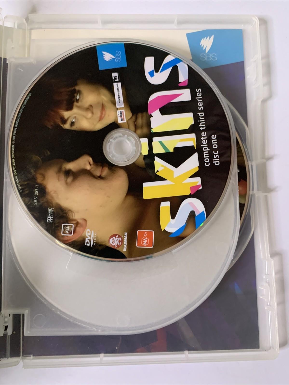 Skins : Series 3 (DVD, 2008, 3-Discs) All Regions