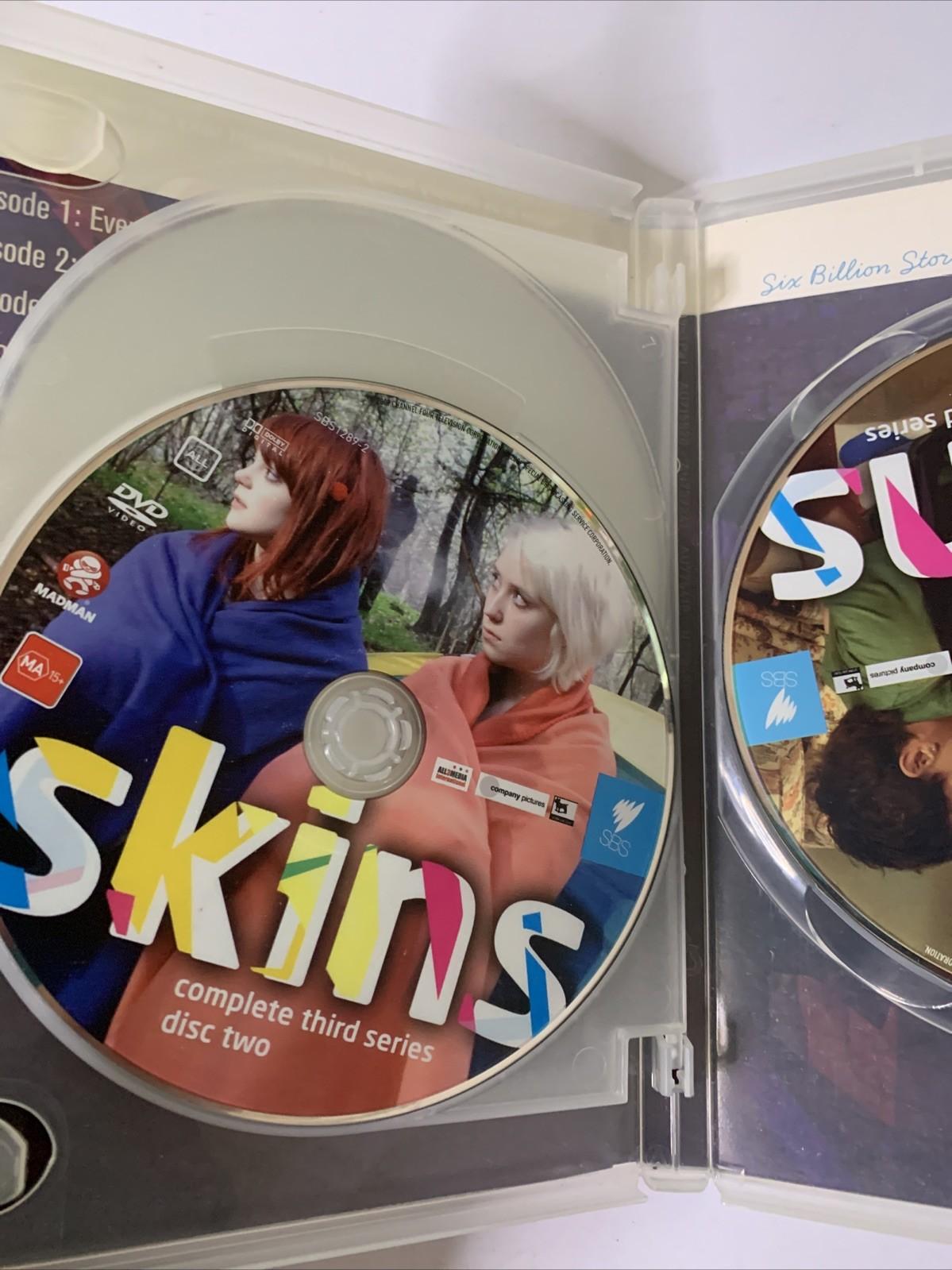 Skins : Series 3 (DVD, 2008, 3-Discs) All Regions