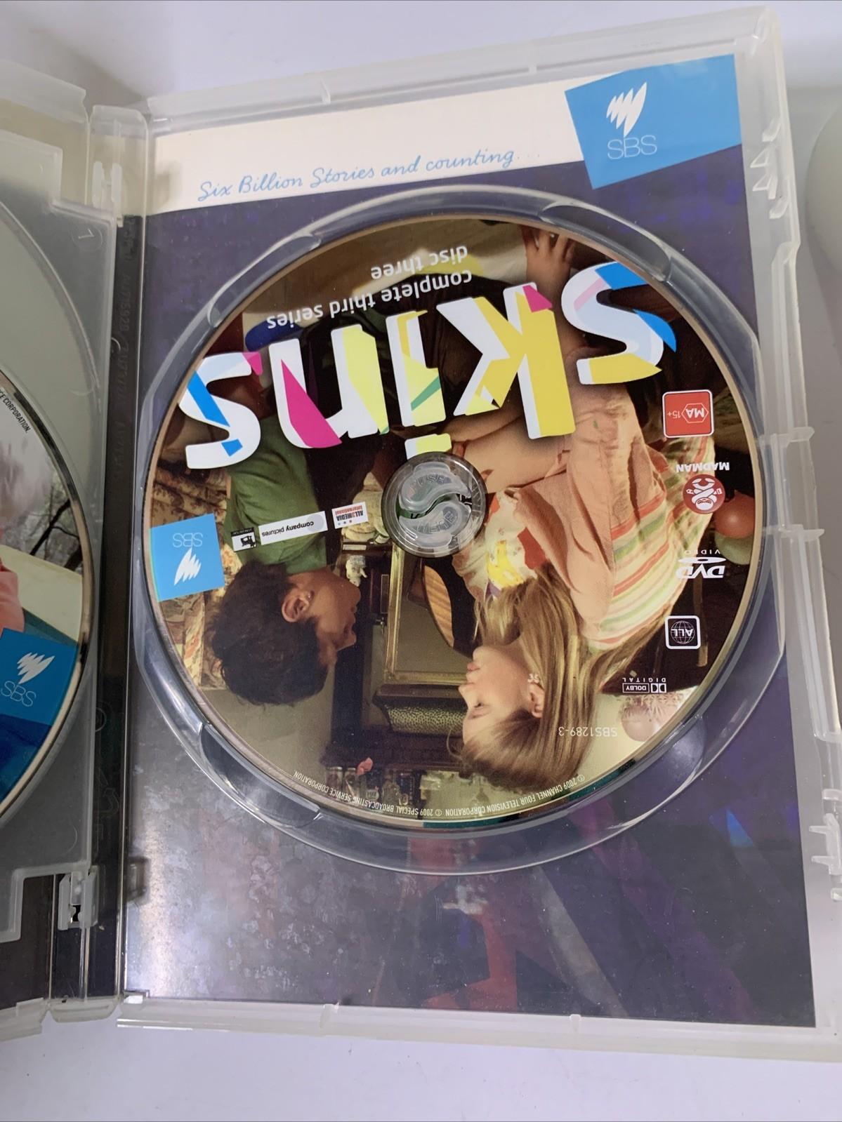 Skins : Series 3 (DVD, 2008, 3-Discs) All Regions