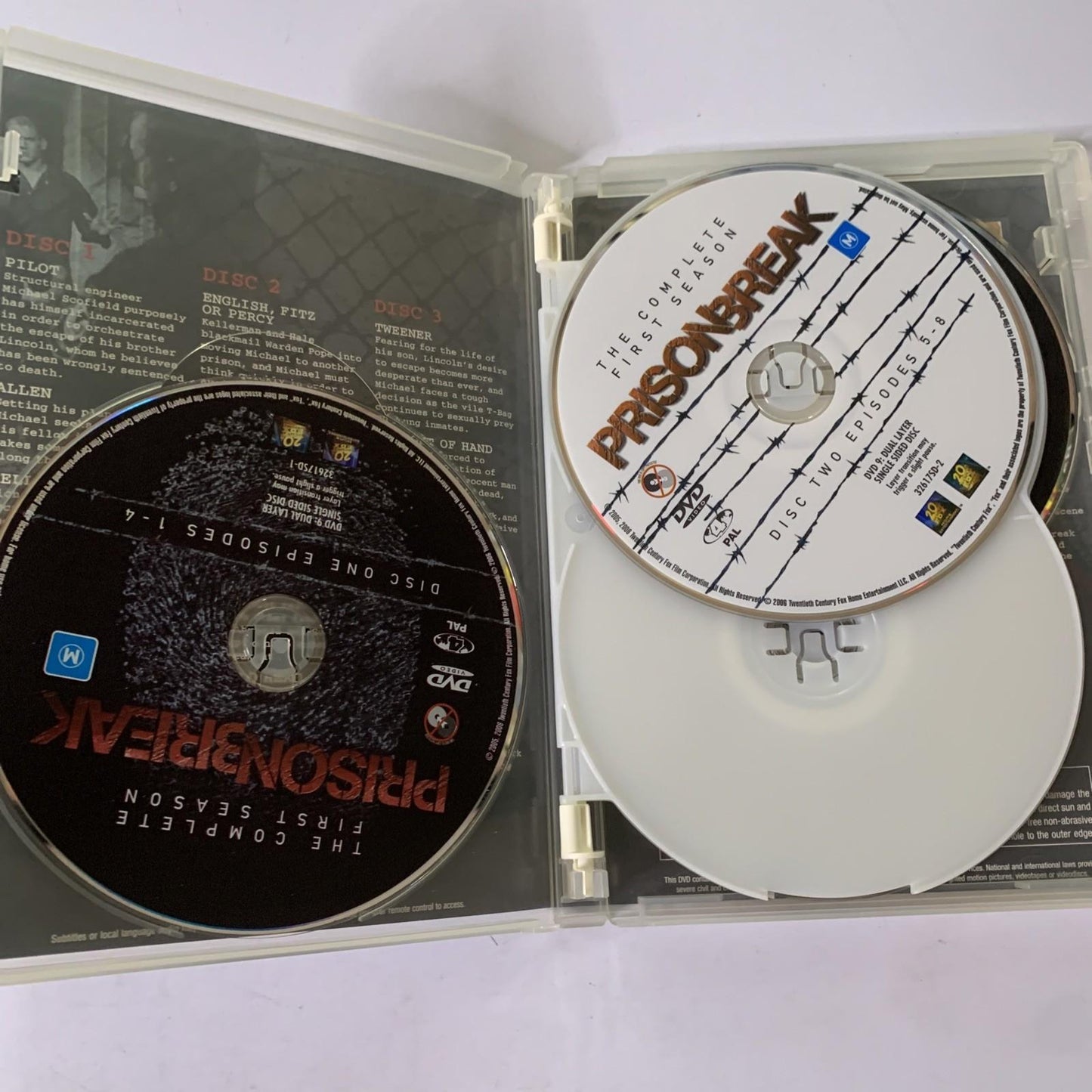 Prison Break : Season 1 (DVD, 2005, 6-Discs) Region 4