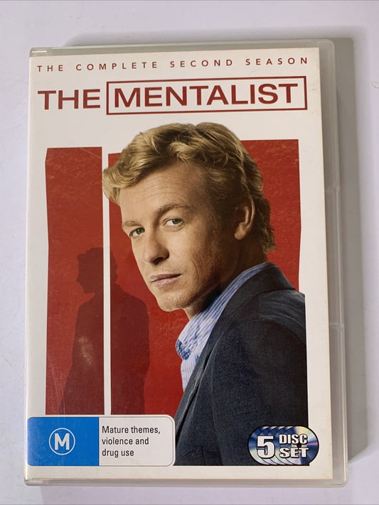 The Mentalist : Season 2 (DVD, 2009, 5-Discs) Region 4